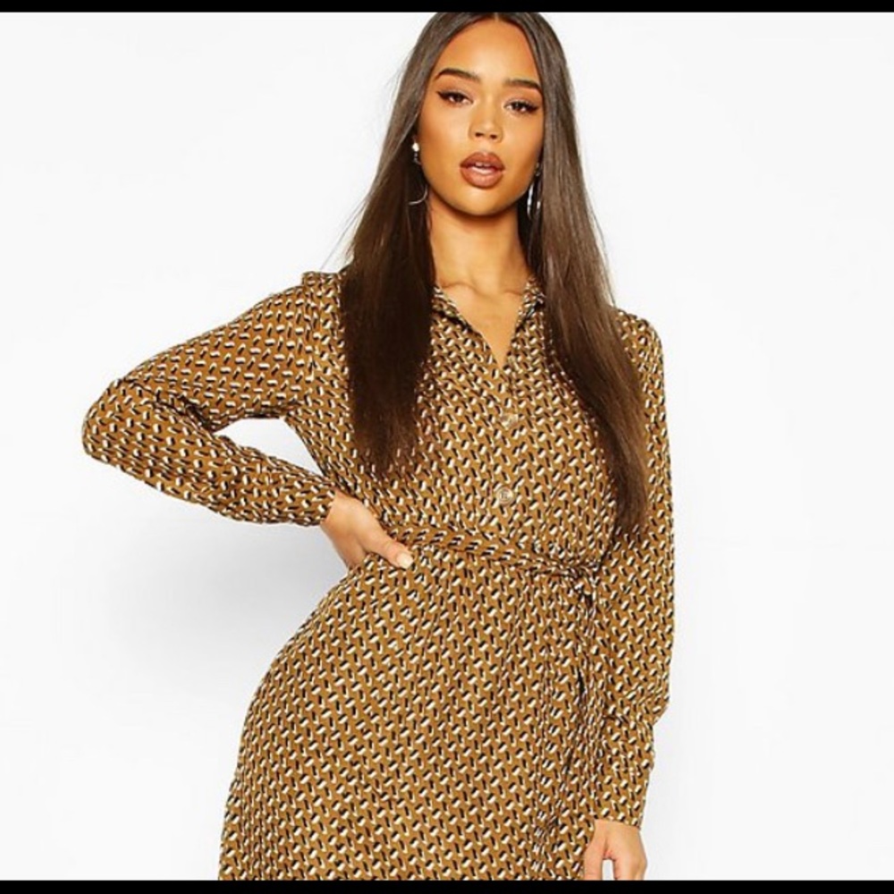Boohoo MIDI DRESS